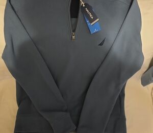 Nautica Deep Blue Half-Zip Sweater